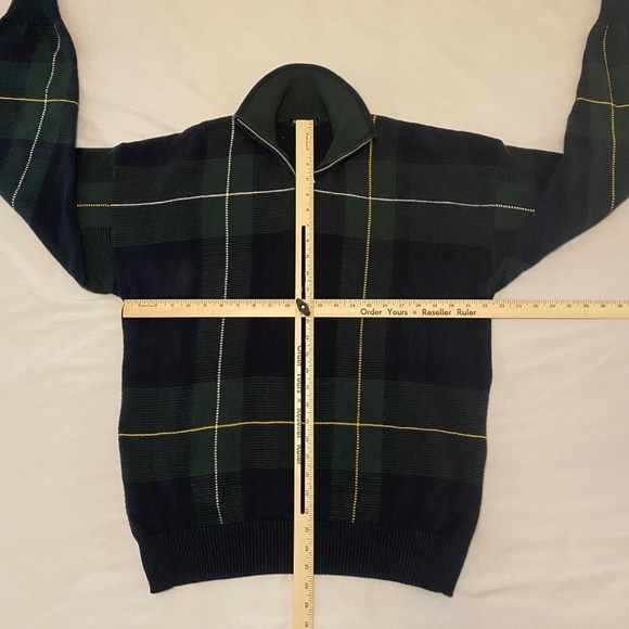 Vintage Nautica 1/4 Zip Grandpa Knit Men's Sweater- Size XL - Picture 3 of 8